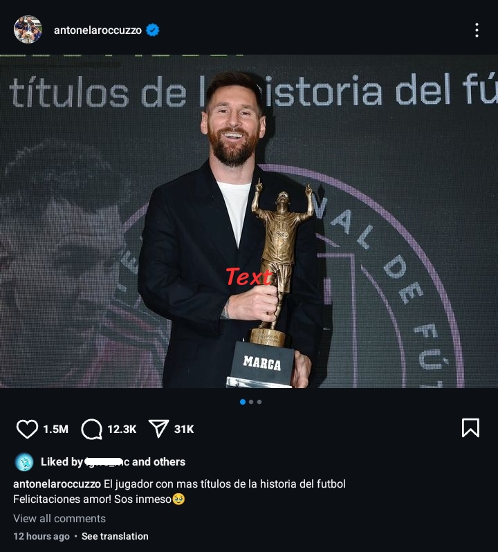 The MARCA America Award: A Tribute to Lionel Messi