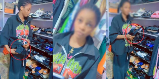 Popular Tiktoker, Expensive Ella Caught Stealing Shoes