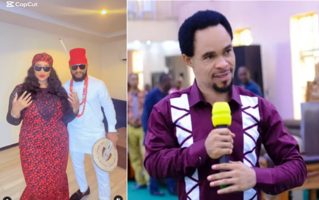 Yul Edochie Attends Thanksgiving service at Odumeje's Church with wife Judy Austin - Fans React to video