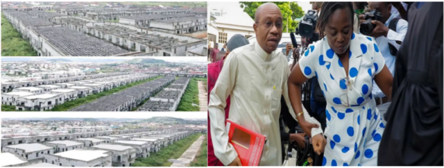 An estate containing 753 uncompleted Duplexes said to be owned by Former CBN Governor Godwin Emefiele, siezed by the EFCC