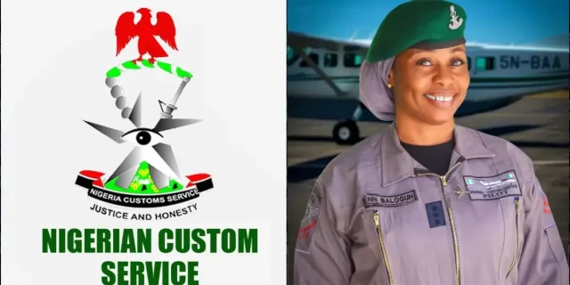 Olanike Balogun makes history, becomes First Female pilot of the Nigerian Customs Service