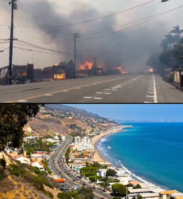 Wild Fire Consumes part of California in America, Destroying over 2000 homes plus Properties, five Deaths recorded