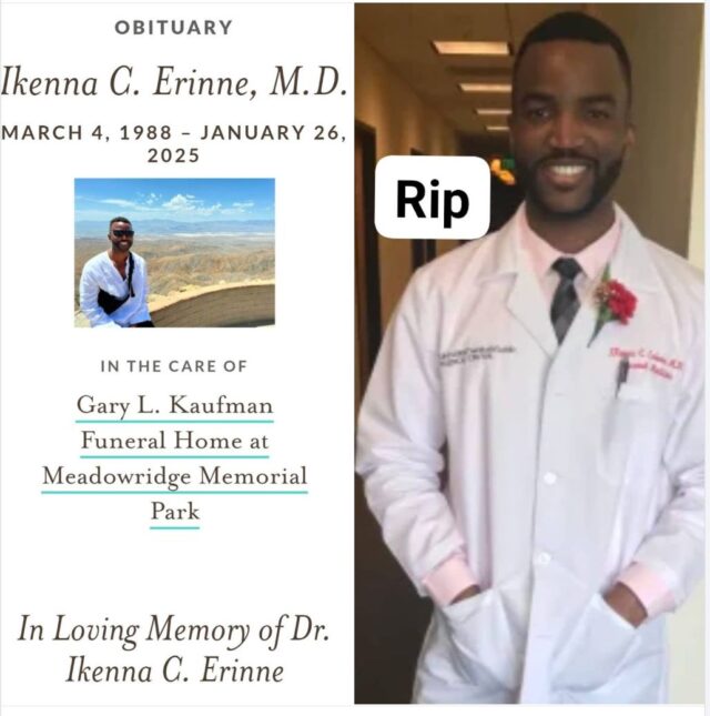 US-Based Nigerian Doctor Takes his own Life after Losing a Prolonged Divorce case and Ordered to Pay $15,000 for Child Support Monthly