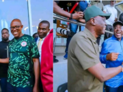 Peter Obi, Sanwo-Olu, were in Uyo to Support the Super Eagles to a Disappointing Draw with Zimbabwe Peter Obi, Sanwo-Olu, were in Uyo to Support the Super Eagles to a Disappointing Draw with Zimbabwe