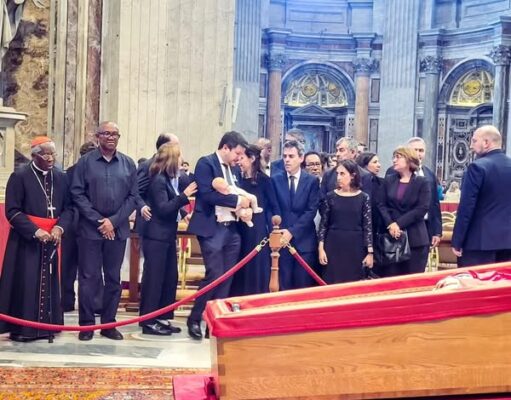 PICTORIAL: Peter Obi Spotted in Vatican, Paying his Respects to Pope Francis at his Lying in State PICTORIAL: Peter Obi Spotted in Vatican, Paying his Respects to Pope Francis at his Lying in State