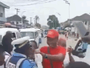 VIDEO: Market Women Surprise Police Officer with Birthday Celebration While on Duty in Warri VIDEO: Market Women Surprise Police Officer with Birthday Celebration While on Duty in Warri