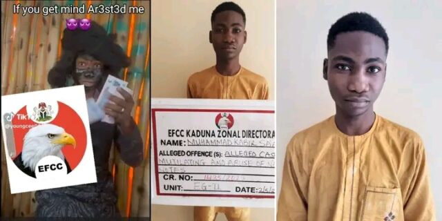EFCC Arrests Content Creator Young Cee In Kaduna For Alleged Naira Abuse