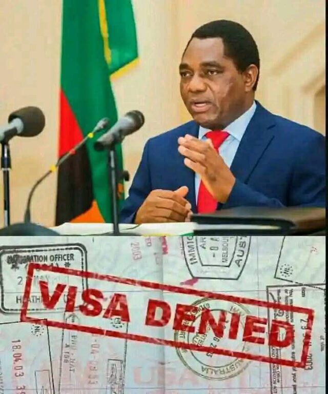 Zambia's President Calls on the EU and UK to Refund Visa Fee of Zambian Citizens whose Applications Were Rejected