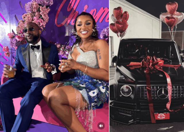 Davido Surprises Chioma with a G-Wagon on Her 30th Birthday, Professes Everlasting Love