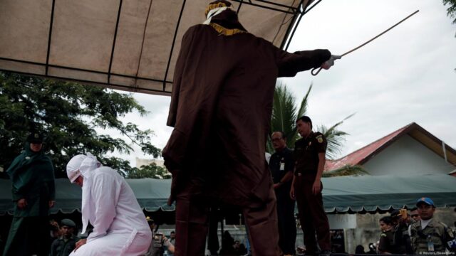 Couple Receive 100 Strokes of Lashing in Public After They were Discovered to Have Engaged in Sexual Activities Before Marriage