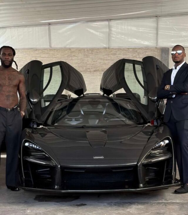 Burna Boy Reportedly Takes Delivery of ₦3.5 Billion McLaren Senna