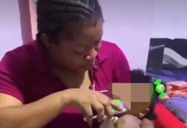 Mother Gives Alcohol to Baby in Viral Video; Nigerian Police Launch Manhunt