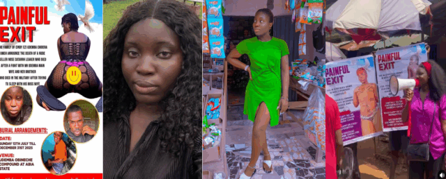 Trending: The Issue of Cindy Umeh A Retired Nudist, and Her Shocking Obituary Posters (The Full Story)