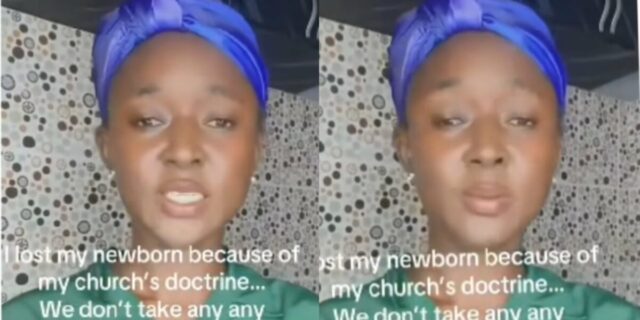 VIDEO: "How I lost my baby due to Church doctrine" — Woman Shares Painful Story About Losing Newborn Because of Her Church Doctrine
