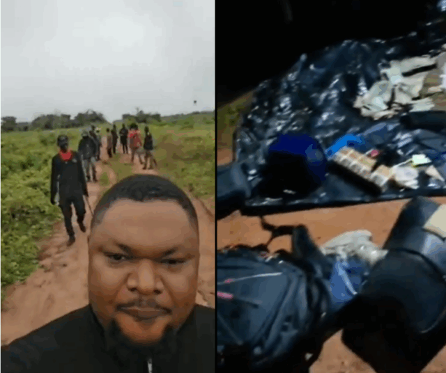 BREAKING: Two Kidnappers Killed, Ransom and Weapons Recovered in Ogwashi-Uku, Delta State — Harrison Gwamnishu (VIDEO)