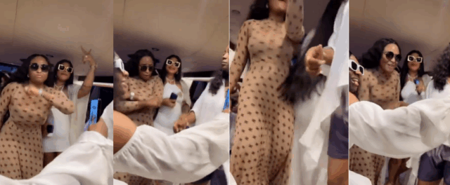 VIDEO: Blessing CEO Seen Celebrating and Having Fun in Qatar Where Her Wedding was supposed to Be Held, While Her Spouse IVD Remains in Police Custody in Nigeria After Being Arrested at the Airport on His way to Qatar