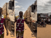 VIDEO: VDM Mounts Roadblock Against Dangote Trucks on Auchi Road Until Victims of the Recent Accidents are Compensated VIDEO: VDM Mounts Roadblock Against Dangote Trucks on Auchi Road Until Victims of the Recent Accidents are Compensated