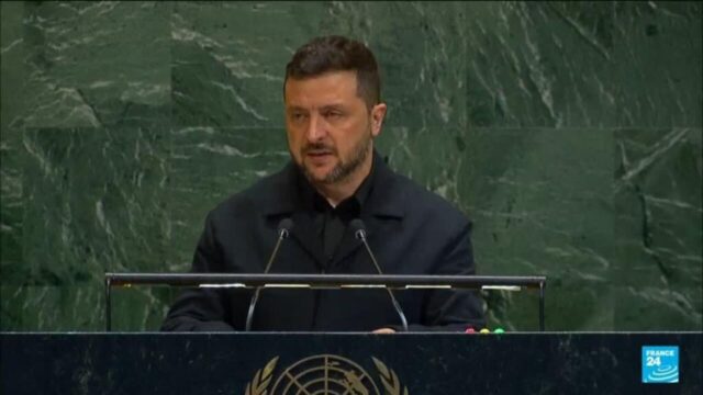 "United Nations Too Weak to Stop Russia" — Ukrainian President Zelensky says at UN General Assembly