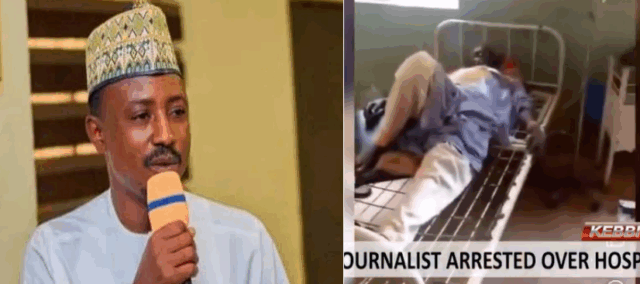 VIDEO: Governor Allegedly Arrests Journalist for Criticizing Govt & Exposing Hospital Video Where Patients Lie on Bare Metal Bed Frame Without a Mattress