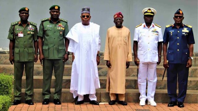 BREAKING: Tinubu Sacks Service Chiefs, Appoints New Military Leadership After Coup Attempt