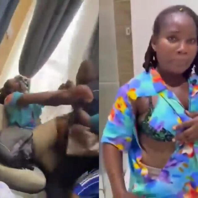 VIDEO: Fight Erupts Between Nollywood Producer and Female Crew Member on Movie Set