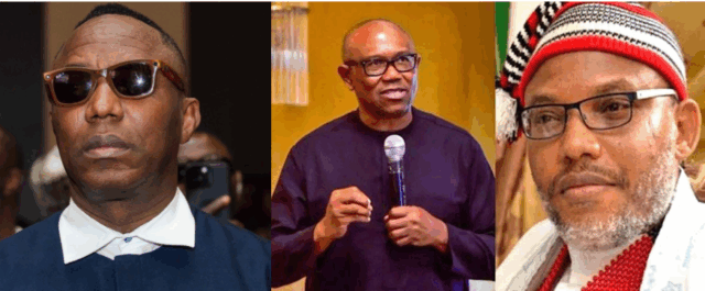Sowore Accuses Peter Obi of Avoiding #FreeNnamdiKanu Protest Over Fear of Losing Spotlight or Concerns Over Who Would 'Steal the Show'