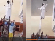 VIDEO: Moment Church Congregation Sang Farewell to their Pastor as He Ascended to Heaven in What Seems to be a Rapture VIDEO: Moment Church Congregation Sang Farewell to their Pastor as He Ascended to Heaven in What Seems to be a Rapture