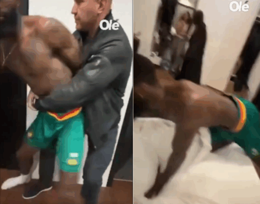 VIDEO: Moment Cameroonian Footballer Nicolas Moumi Was Caught Cheating on Her Russian Girlfriend in Their Shared Apartment VIDEO: Moment Cameroonian Footballer Nicolas Moumi Was Caught Cheating on Her Russian Girlfriend in Their Shared Apartment
