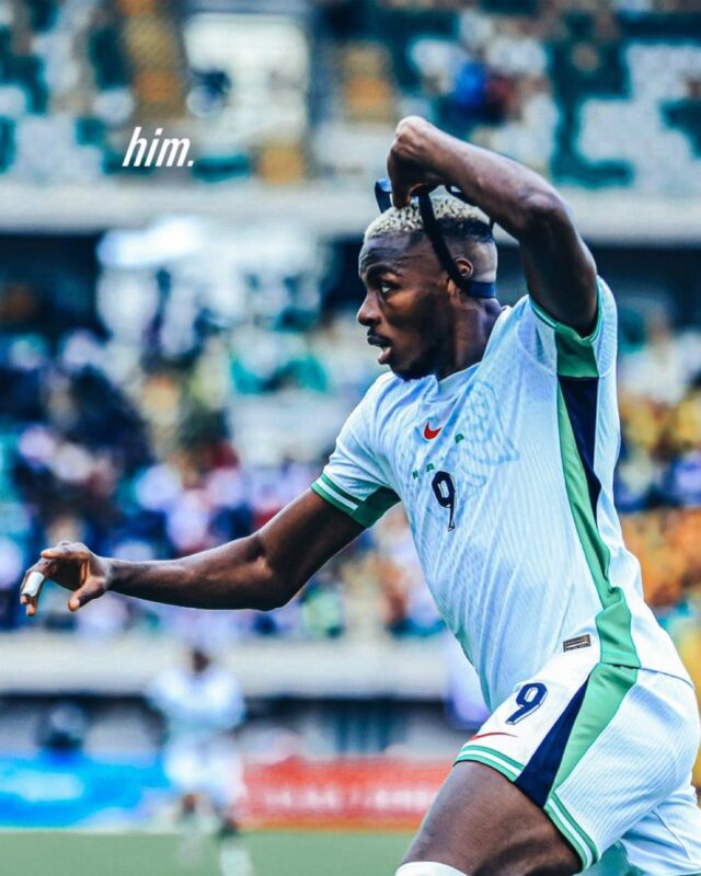 WCQ Playoffs: Osimhen Redeems Himself as Nigeria Crush Gabon 4-1 to Reach World Cup Playoff Final
